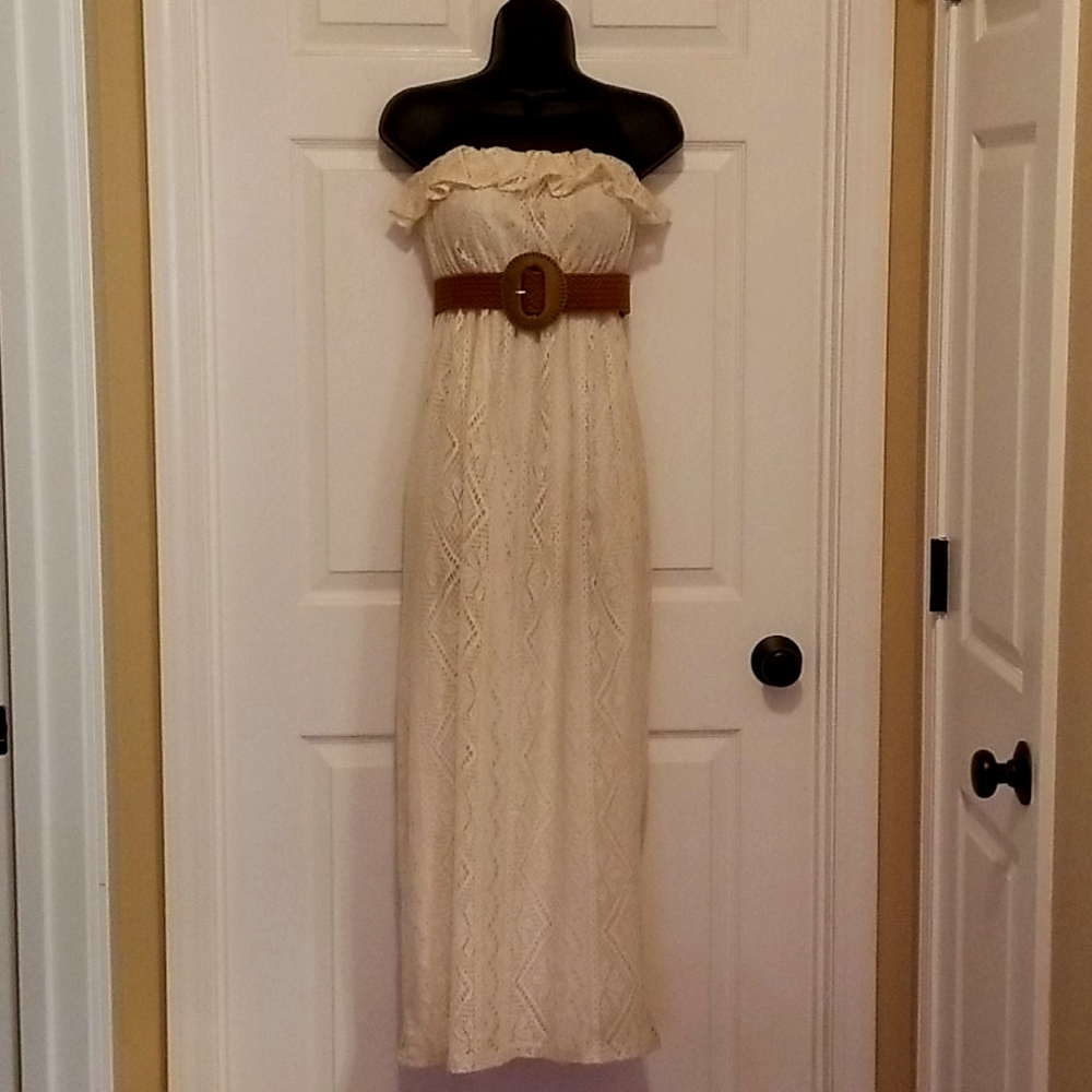 Boho lace maxi